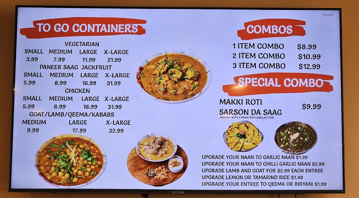 MASALA HOUSE RESTAURANT Menu - Image 4